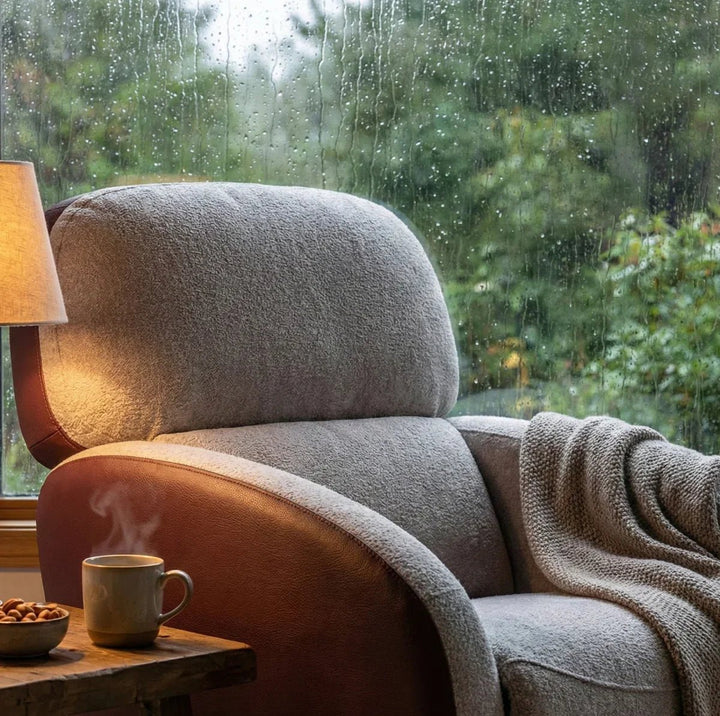 Pebble-Inspired Recliner Chair for Home Comfort