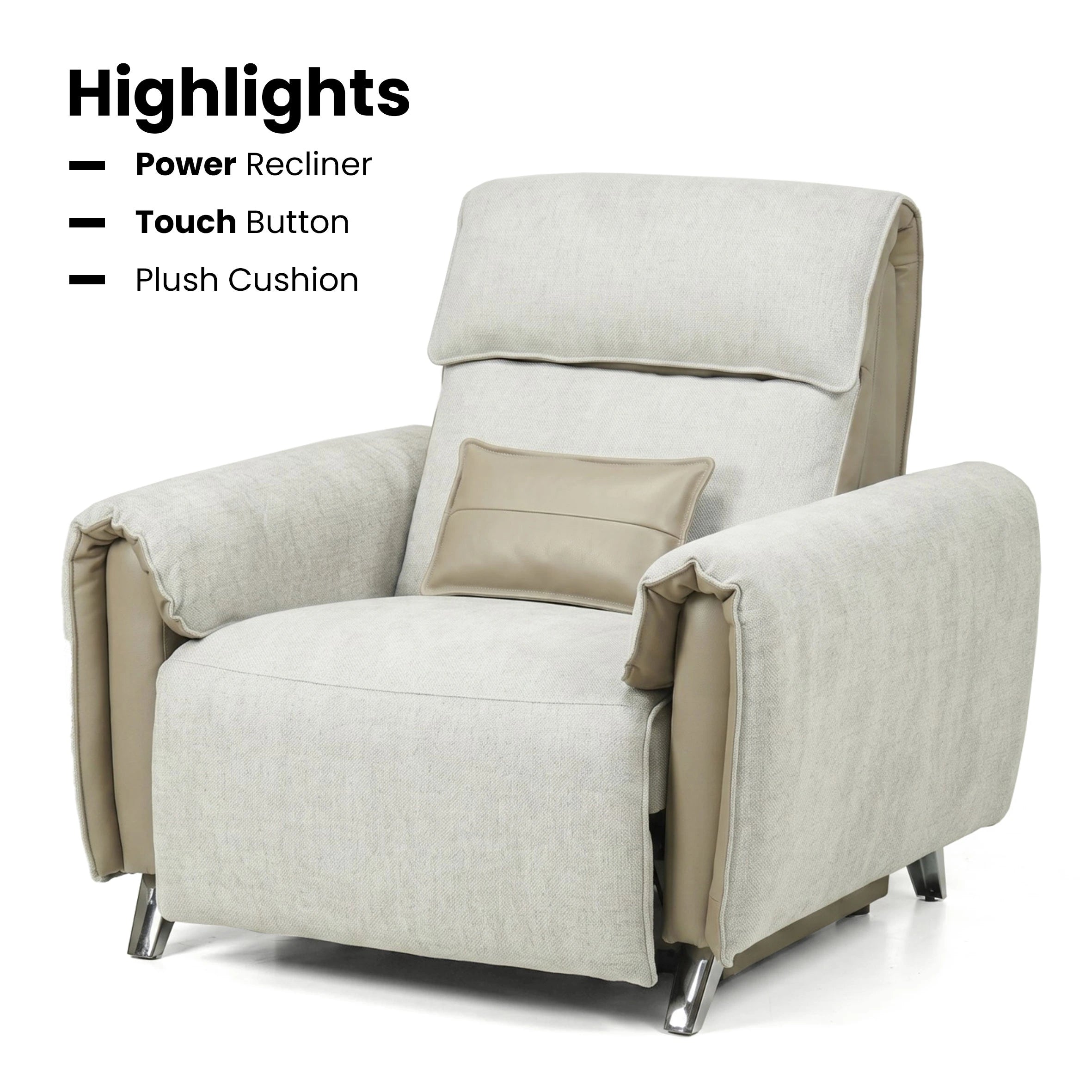 Hush Hiven Willow Living Room Sofa Recliner