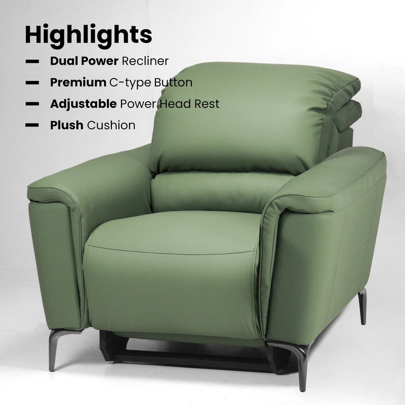 Hush Hiven Steve Power Recliner Sofa