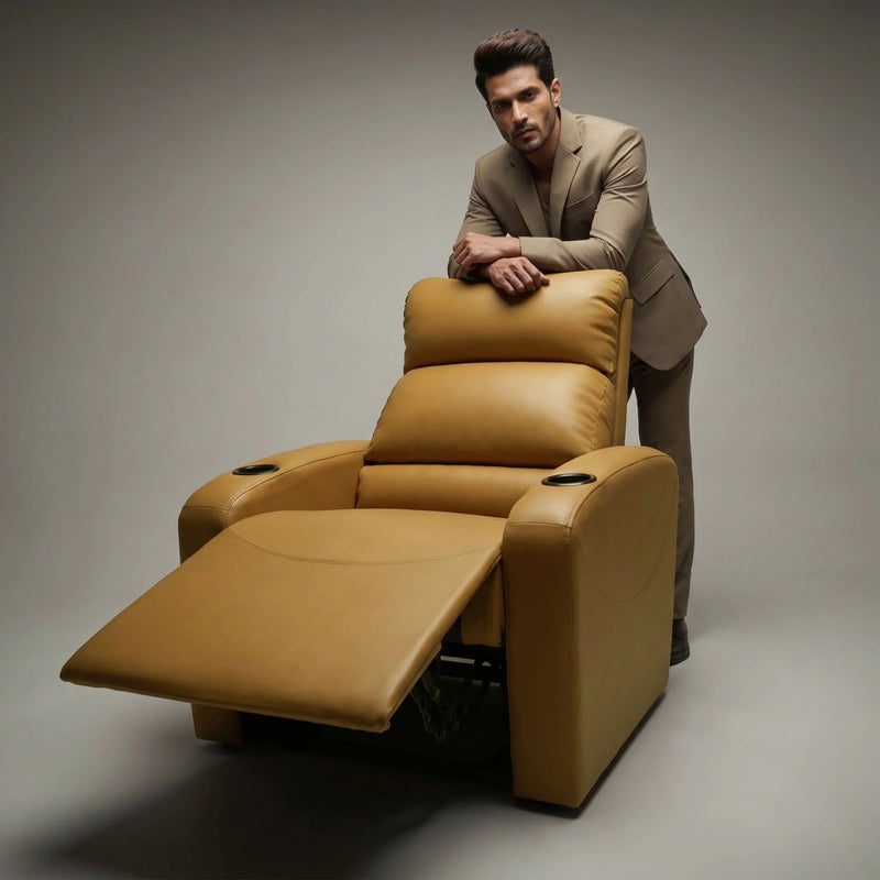 Hush Hiven David Motorised Home Theatre Recliner - Hush Hiven