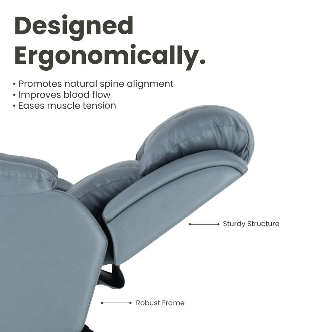 Hush Hiven Big B Single Seater Motorized Recliner Chair designed ergonomics