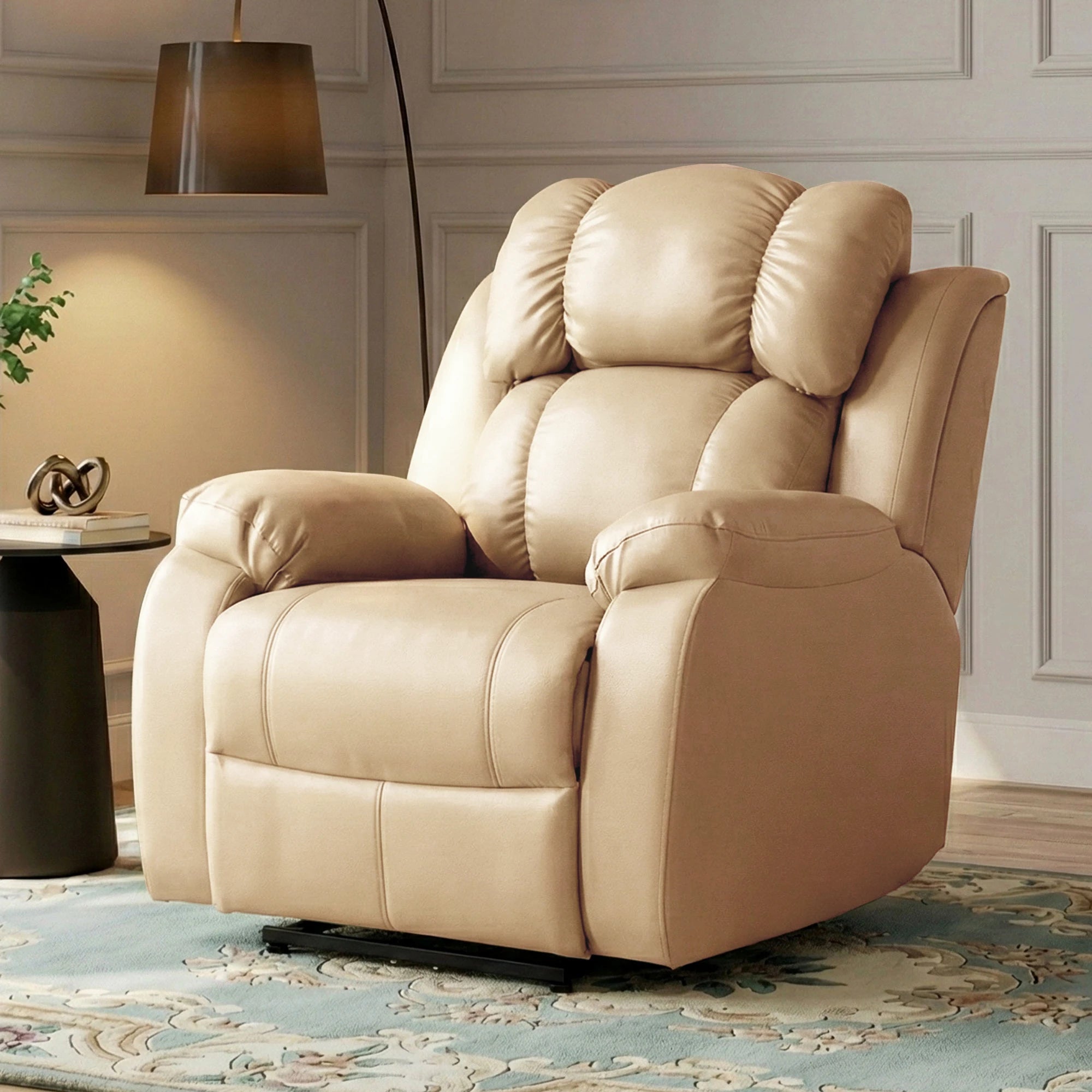 Hush Hiven Big B Single Seater Recliner Chair Premium Leatherette Luxury - Hush Hiven