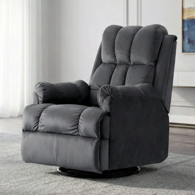 Hush Hiven Donna motorized recliner chair black smooth velvet dual motion luxury single seater recliner