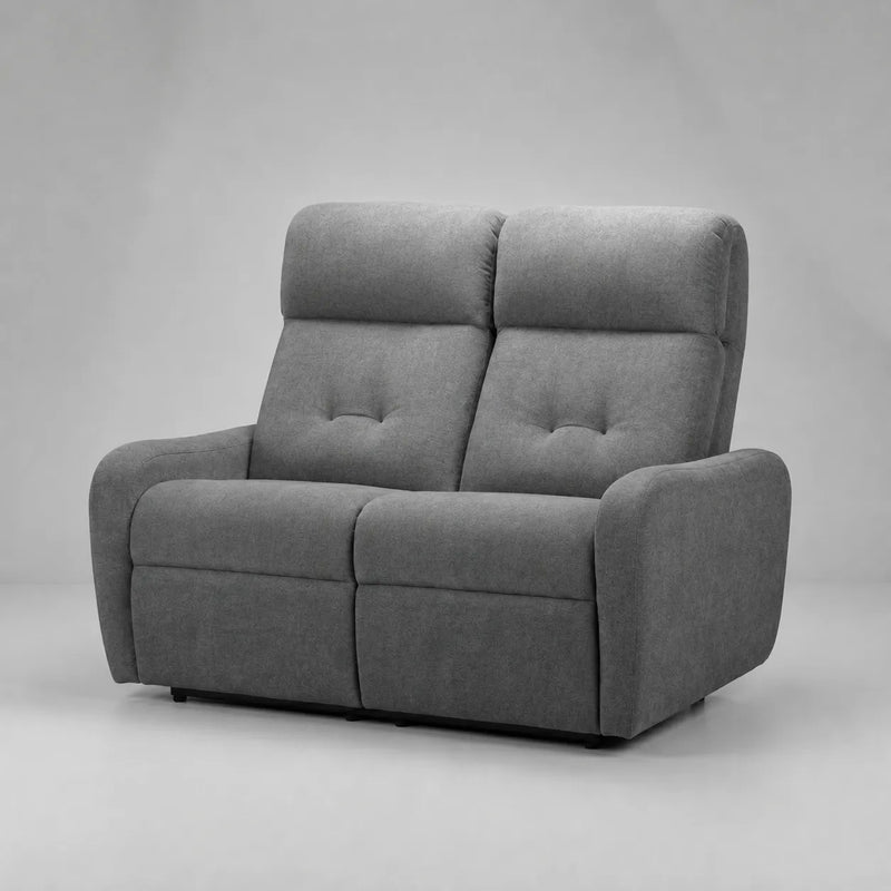 Hush Hiven EVA Single Seater Manual Recliner Chair Boucle Fabric Adjustable Headrest Luxury Recliner - Hush Hiven