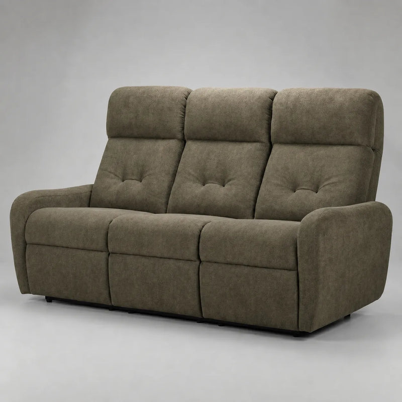Hush Hiven EVA Single Seater Manual Recliner Chair Boucle Fabric Adjustable Headrest Luxury Recliner - Hush Hiven