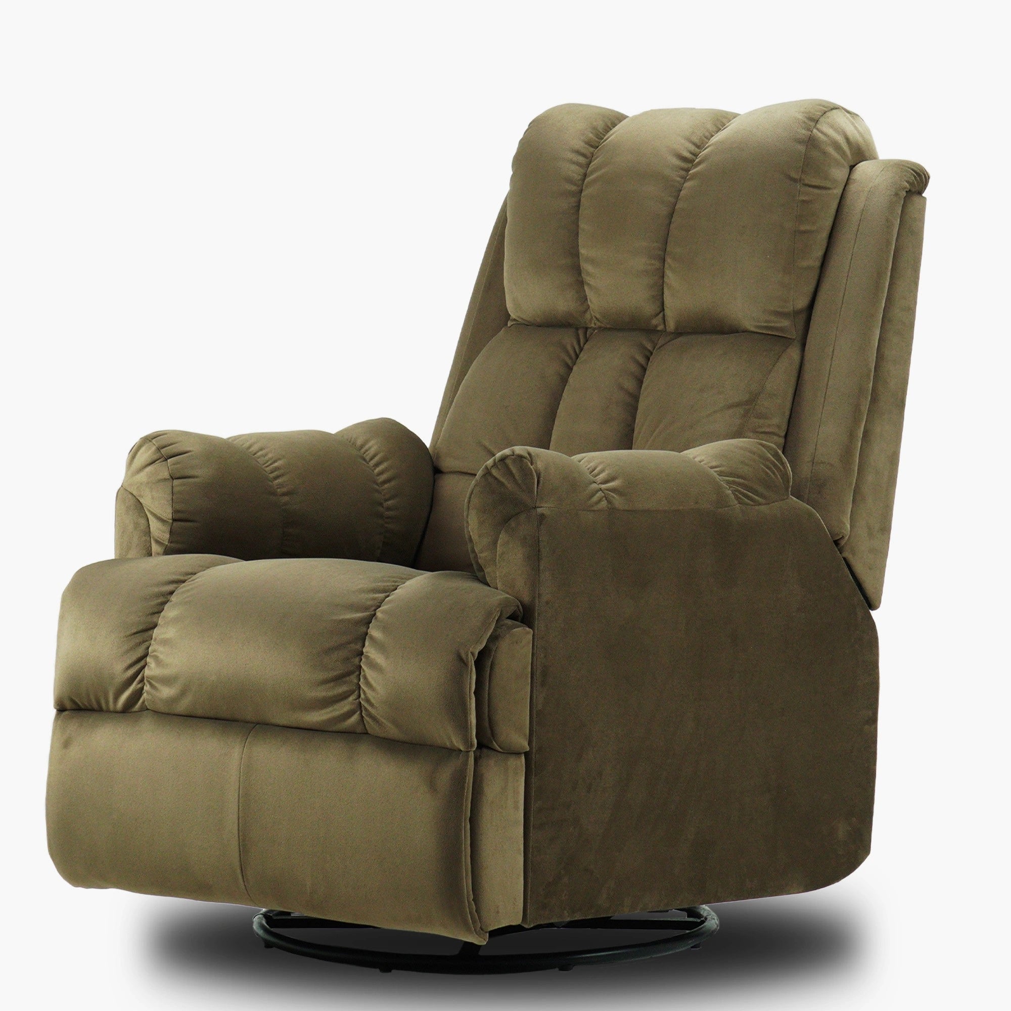 Black Hush Hiven Donna Velvet Single Seater Motorized Recliner chair in white background in side view