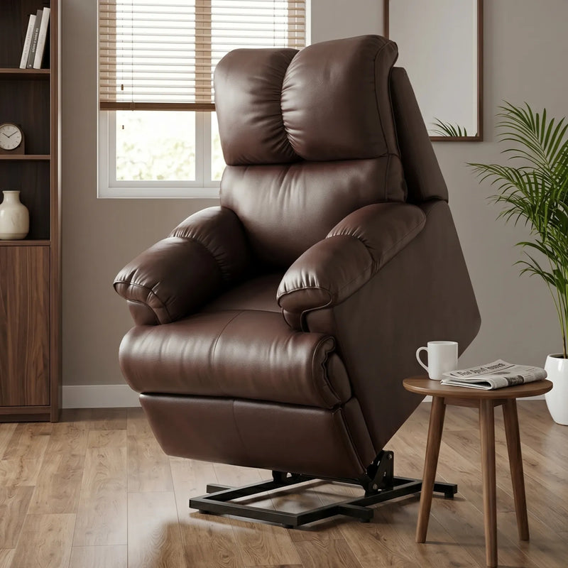 Hush Hiven Highlander Electric Recliner Armchair with Power Lift Stand Assist Smooth Velvet - Hush Hiven
