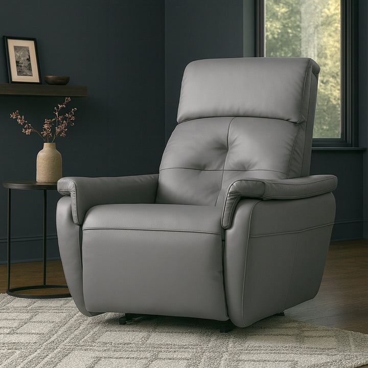Hush Hiven Kingsman Arthur R1 Motorized Leatherette Recliner with Pocket Spring
