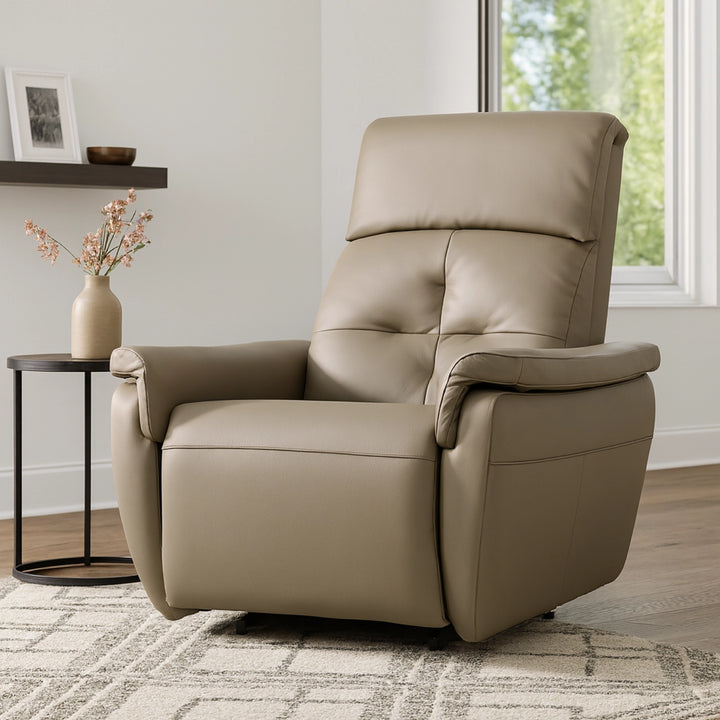 Hush Hiven Kingsman Single Seater Motorized Recliner Chair – Smooth Leatherette Luxury Recliner