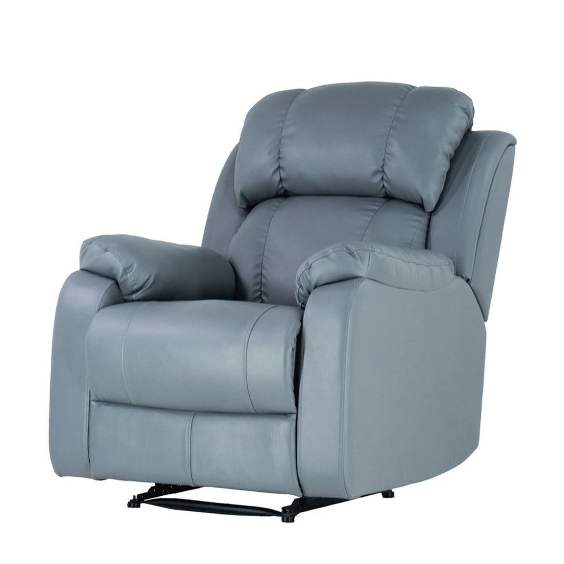 Hush Hiven Big B Single Seater Motorized Recliner Chair in white background in side view