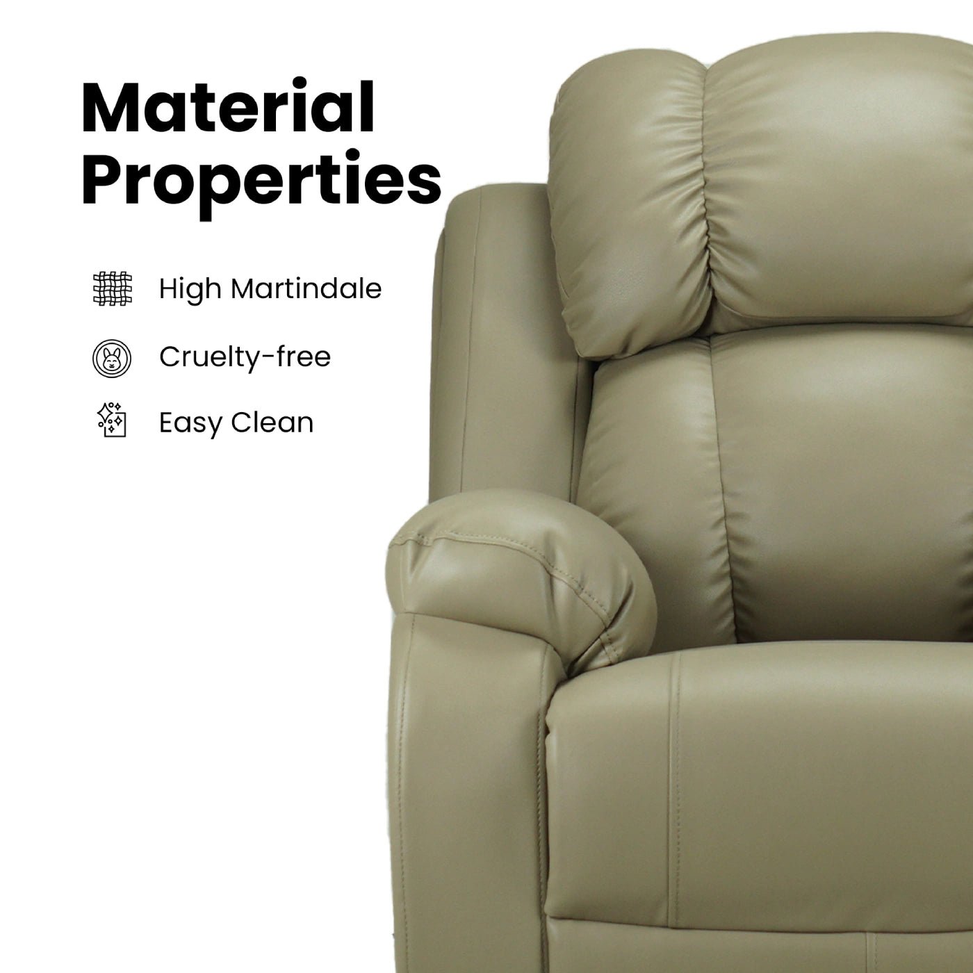 Hush Hiven Big B Single Seater Motorized Recliner Chair material properties