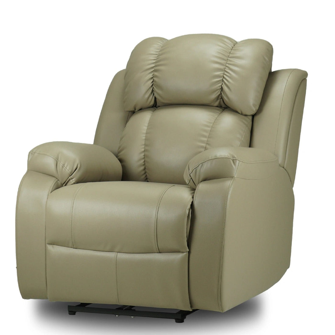 Hush Hiven Big B Single Seater Motorized Recliner Chair in white background in side view