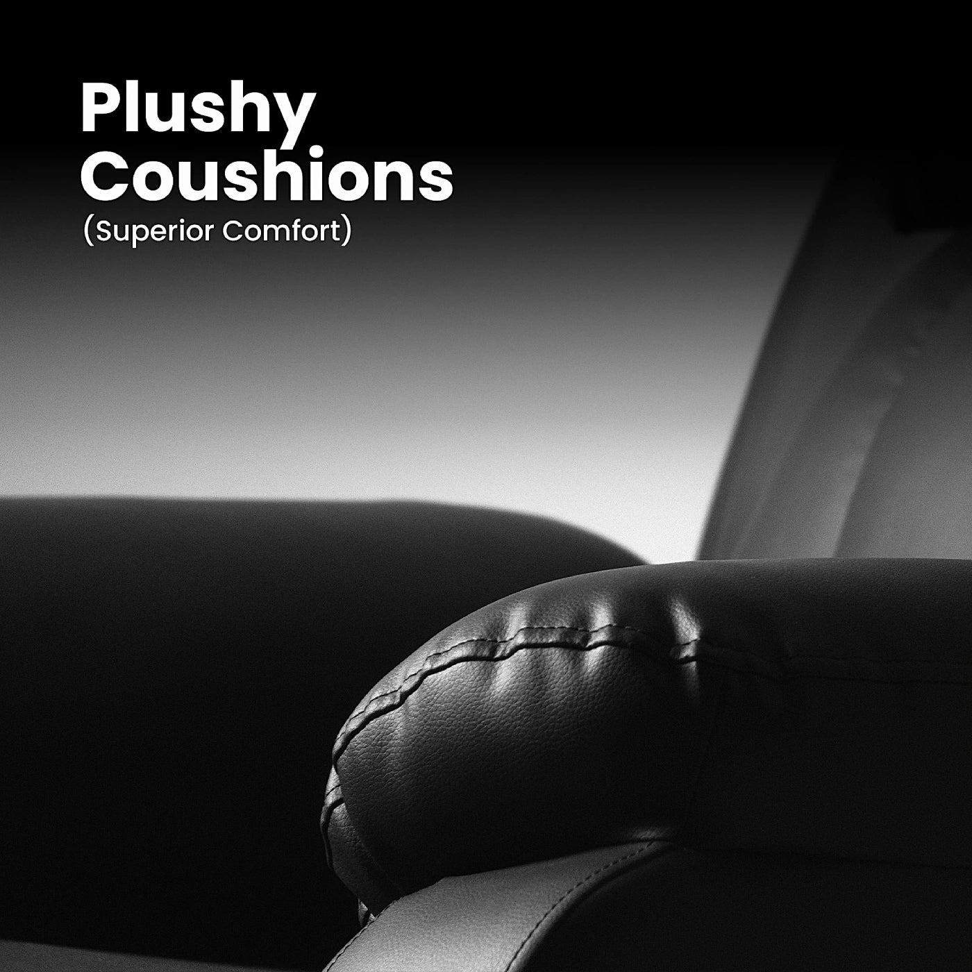 Hush Hiven Big B Single Seater Motorized Recliner Chair fabric details