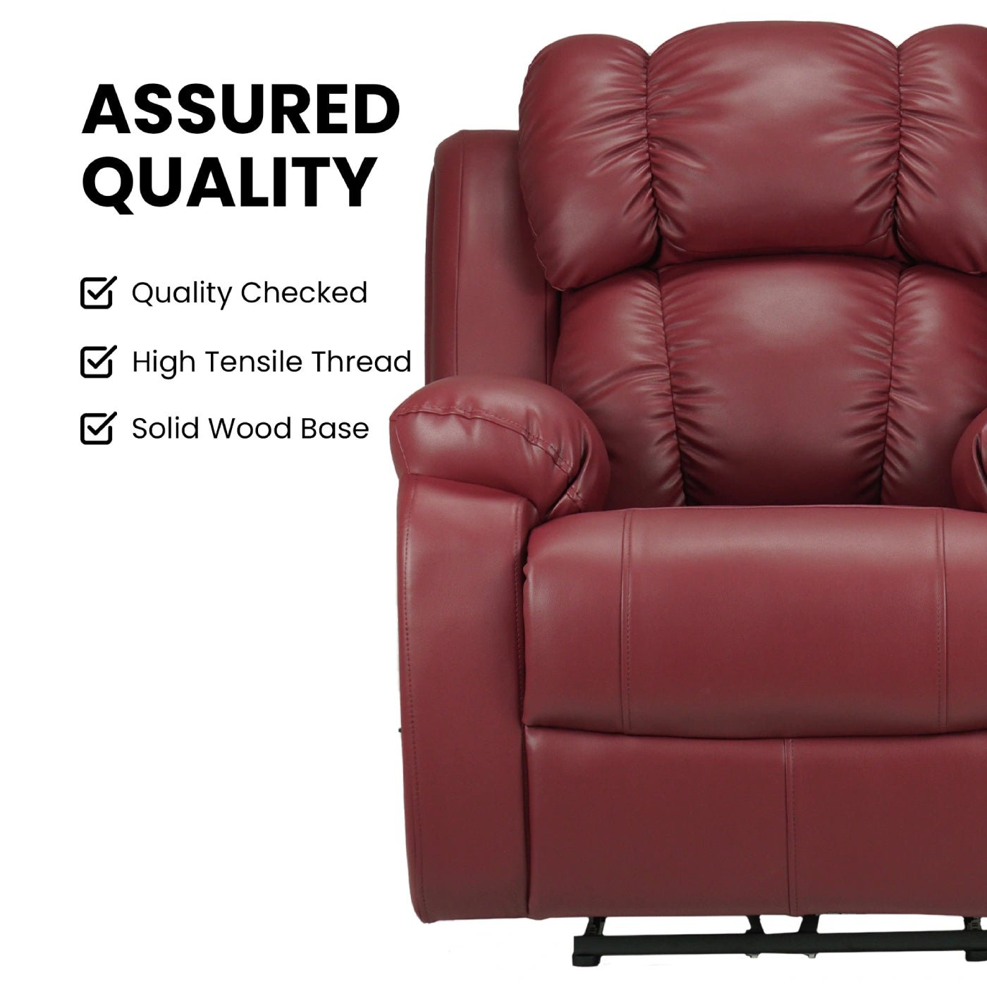 Hush Hiven Big B Single Seater Motorized Recliner Chair quality properties