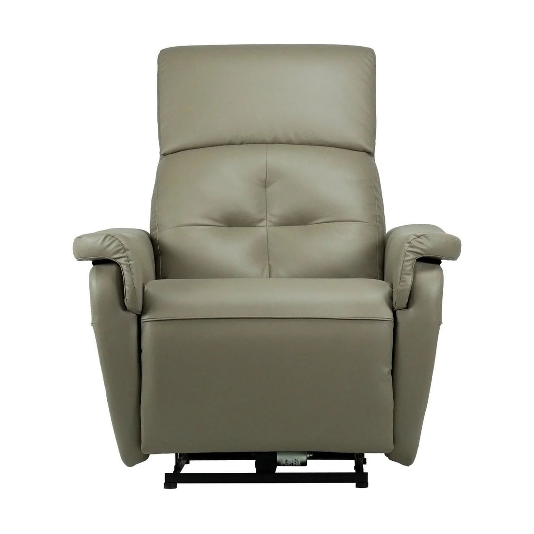 Hush Hiven Kingsman Queen R1 Motorized Brown Leatherette Recliner with Pocket Spring - Hush Hiven