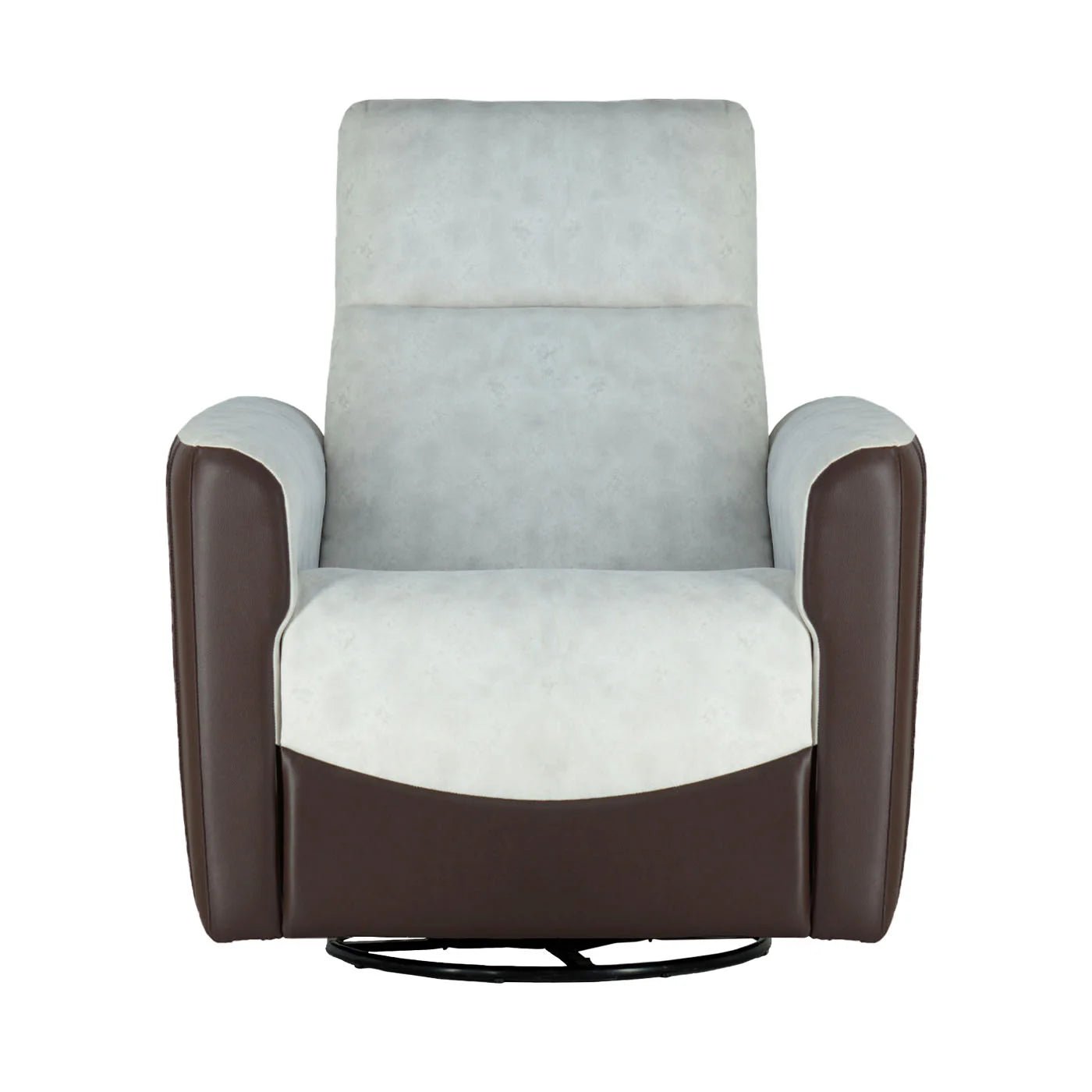 Hush Hiven Saturo R3 Manual Dual Fabric Recliner with Pocket Spring &amp; Pintuck Design - Hush Hiven