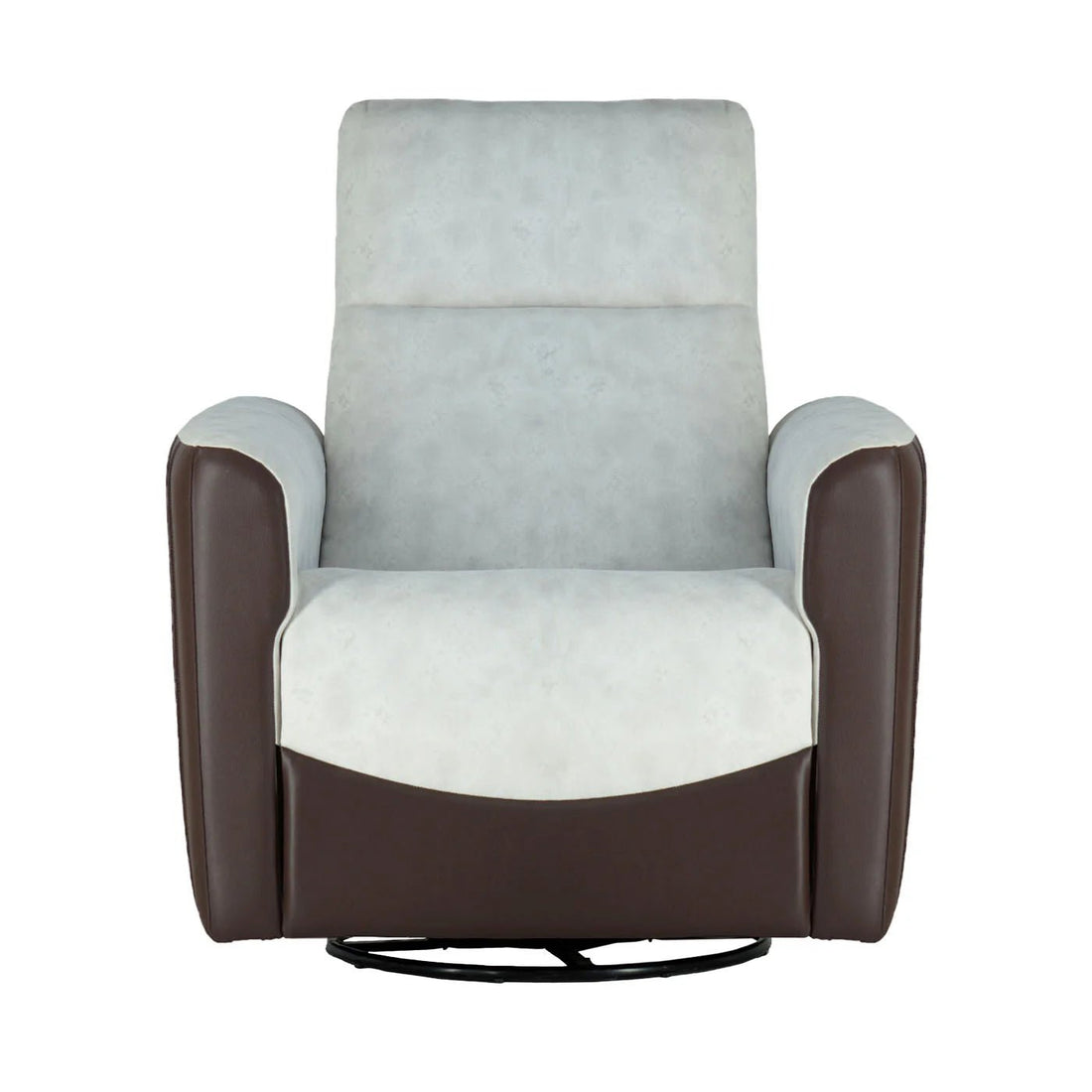 Hush Hiven Saturo R3 Manual Dual Fabric Recliner with Pocket Spring &amp; Pintuck Design - Hush Hiven