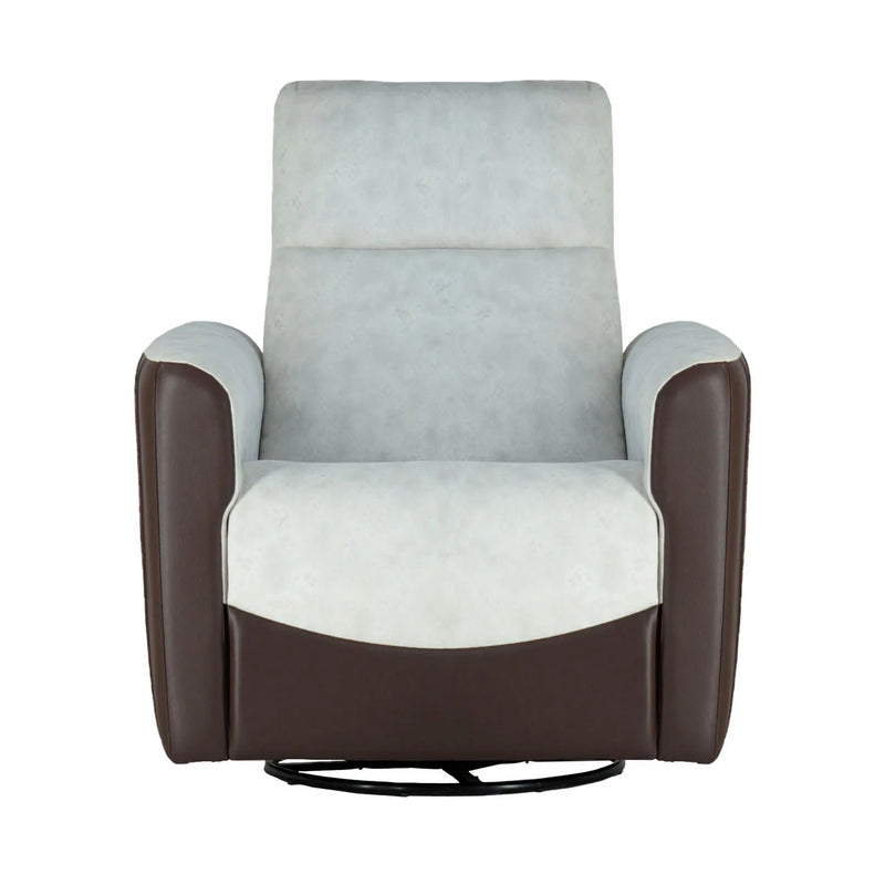 Front view of recliner chair showcasing plush recliner seats and ergonomic design