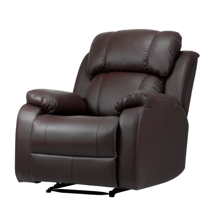 Hush Hiven Big B Fate R1 Motorized Leatherette Recliner with Pocket Spring