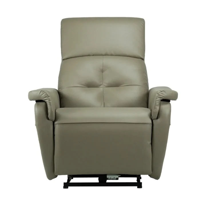 Hush Hiven Kingsman Queen R1 Motorized Brown Leatherette Recliner with Pocket Spring - Image 2