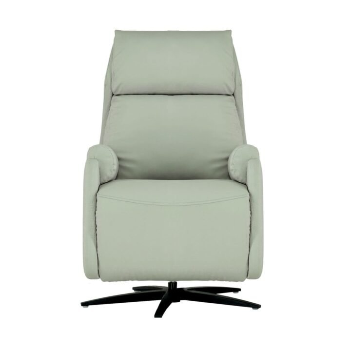 Hush Hiven Logan Dual Tone Textured Fabric Multifunctional Recliner with Memory Foam - Image 2