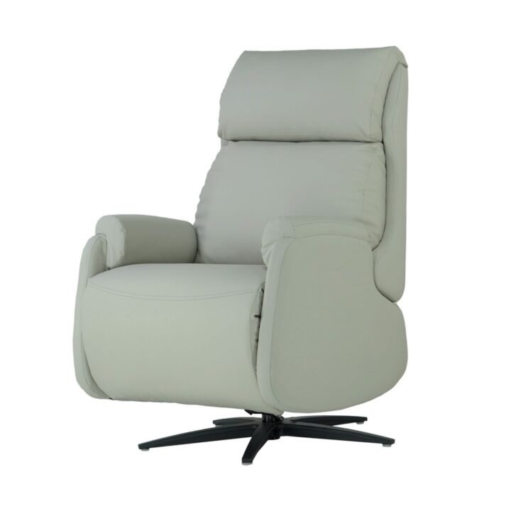 Hush Hiven Logan Dual Tone Textured Fabric Multifunctional Recliner with Memory Foam