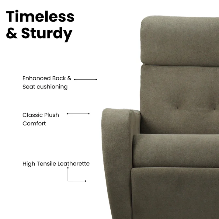 Hush Hiven EVA Dual Seater : Sleek & Versatile Motorized Recliner for Home theatre & Living room with Manually adjustable headrest - Image 6